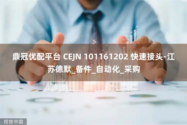鼎冠优配平台 CEJN 101161202 快速接头-江苏德默_备件_自动化_采购