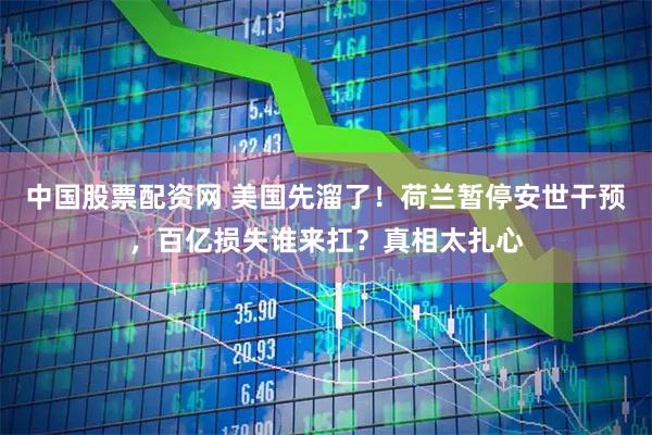 中国股票配资网 美国先溜了！荷兰暂停安世干预，百亿损失谁来扛？真相太扎心