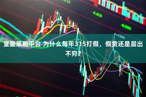 室盈策略平台 为什么每年315打假，假货还是层出不穷？